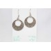 Traditional dangle women filigree earring 925 Sterling Silver B 924